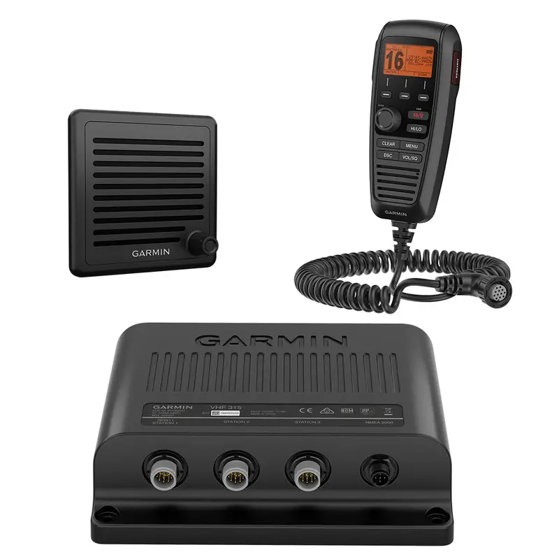 Garmin Vhf 315 Fixed-Mount Marine Radio With Built-In Gps [010-02047-00] 1