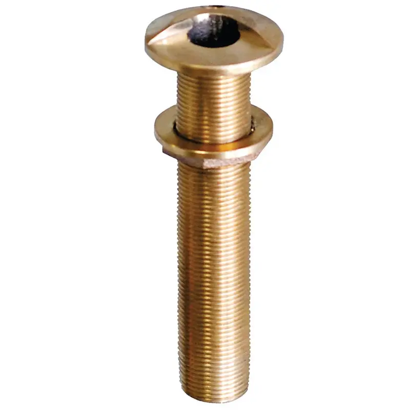 Groco Hsthxl-750-W Extra-Long 3/4" Bronze High-Speed Thru-Hull Fitting With Nut 1