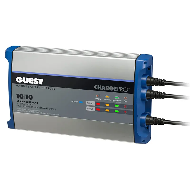 Guest 20A Onboard 12V Battery Charger – 2-Bank, 120V Ac Input 1
