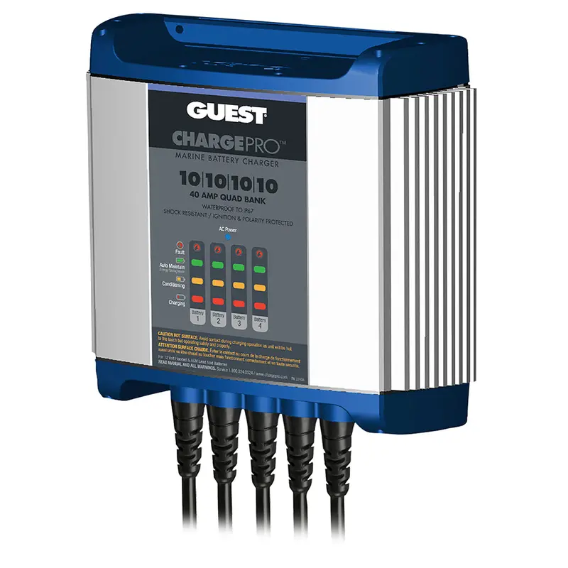 Guest 40A Onboard 12V Battery Charger – 4-Bank, 120V Ac Input 1