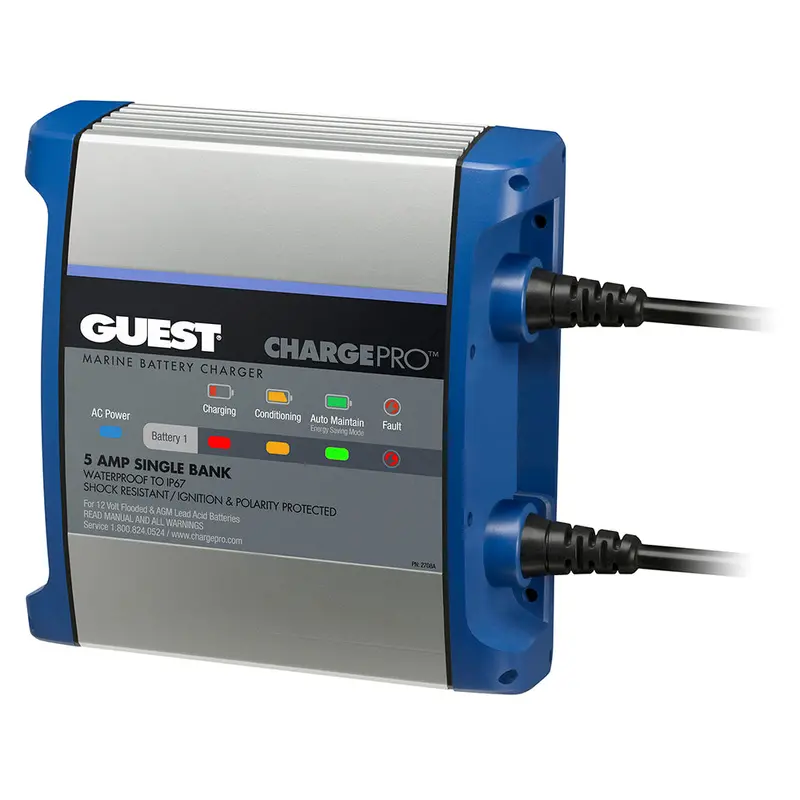 Guest 5A Onboard 12V Battery Charger – Single-Bank, 120V Ac Input 1