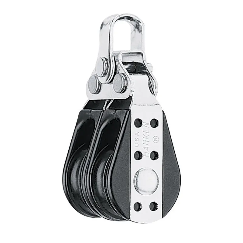 Harken 29Mm Double Bullet Block – Compact Dual-Sheave Marine Pulley [084] 1