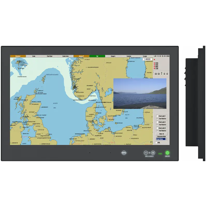 Hatteland Hd 24T22 Mmd-Ma1-Fhga 24-Inch Series X G2 High-Brightness Multi-Power Display With Front Buttons (Ac/Dc 24V) 1