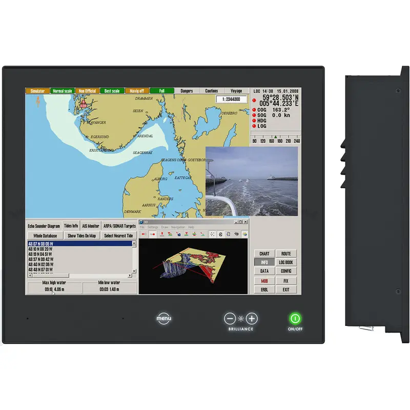 Hatteland Series X G2 15" High-Brightness Touchscreen Monitor – Marine-Grade Display With Hbt Technology (Hd 15T22 Mmd Ma1 Fhgp) 1