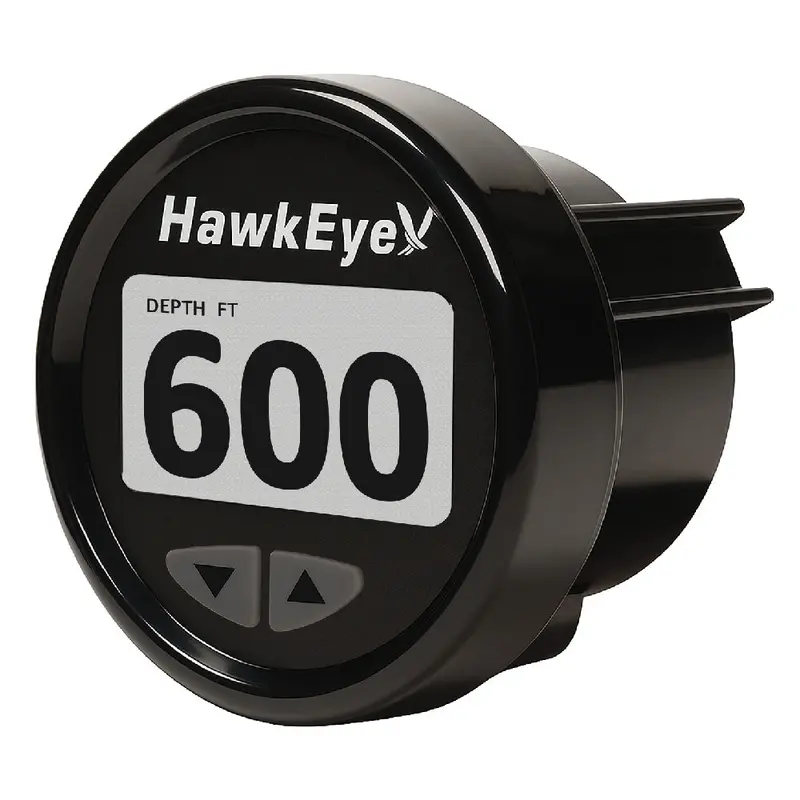 Hawkeye Depthtrax Edge In-Dash Digital Depth Sounder With Tm Transducer 1