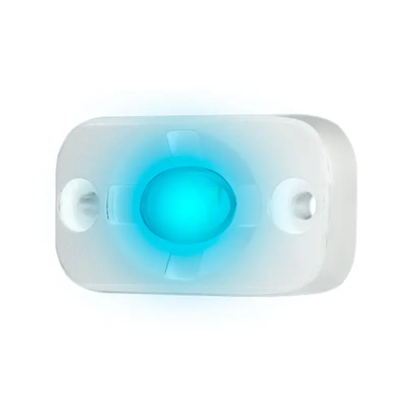 Heise 1.5" X 3" White/Blue Marine Accent Lighting Pod 1