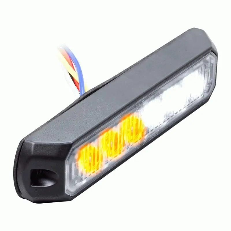 Heise Amber/White Strobe Warning Light 1