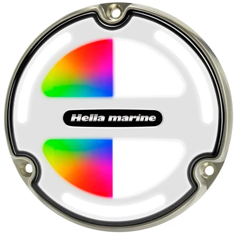 Hella Marine Apelo A3 Rgbw Underwater Light — Bronze Housing, White Lens [016831001] 1