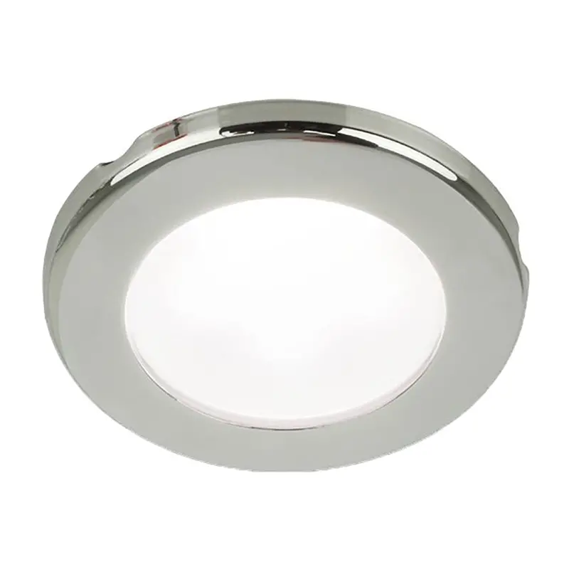 Hella Marine Euroled 75 3" White Screw-Mount Downlight – Stainless Steel Trim – 24V Dc 1