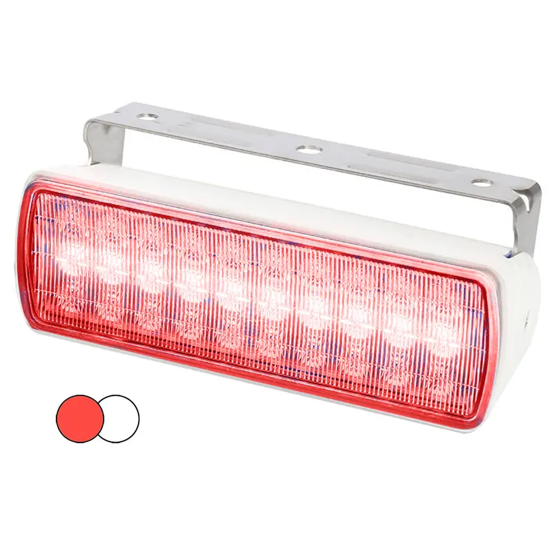 Hella Marine Sea Hawk Xl Dual-Color Led Floodlight – Red/White Output, White Housing [980950051] 1