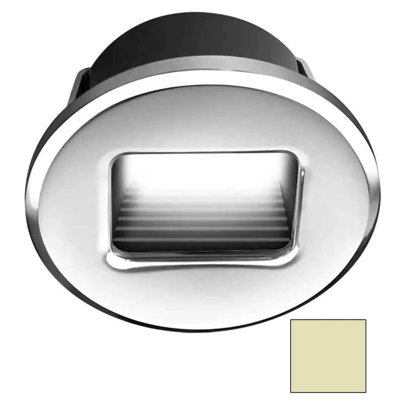 I2Systems Ember E1150Z Snap-In Round Led Light – Warm White (Polished Chrome) 1