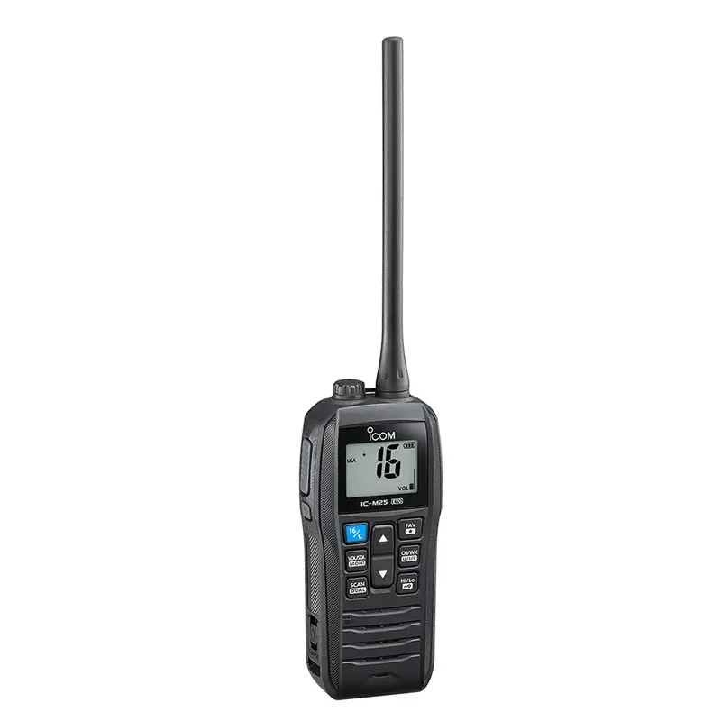 Icom Ic-M25 Evo Black Handheld Vhf Marine Radio (Usa Version) 1