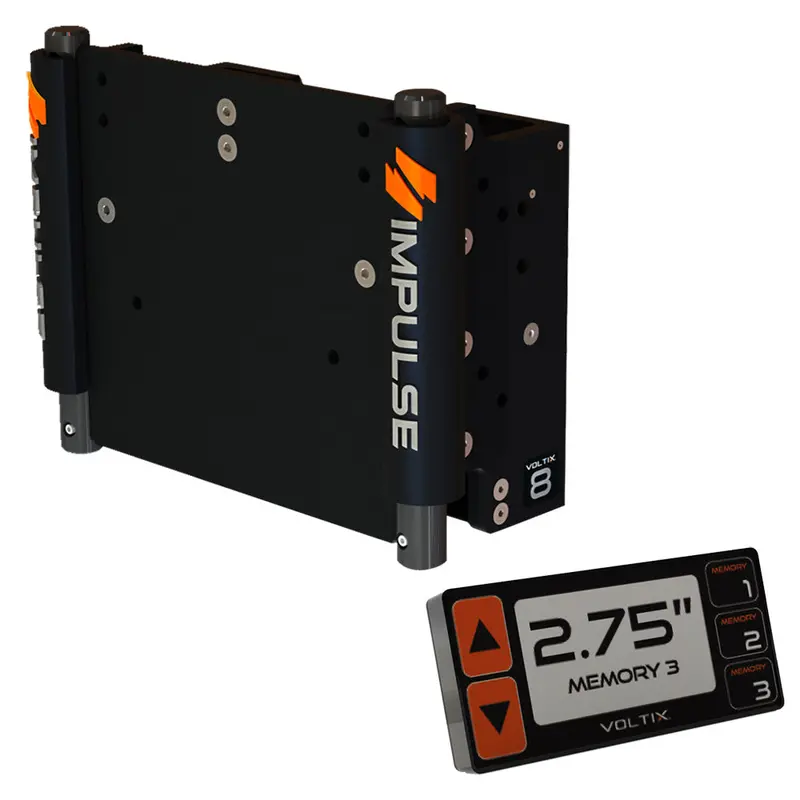 Impulse Standard Electric Jack Plate – 8-Inch Setback With Smart Control & Black Anodized Finish [75060-B] 1