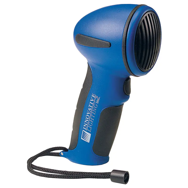 Innovative Lighting Portable Electric Horn – Blue Finish (Model 545-5010-7) 1