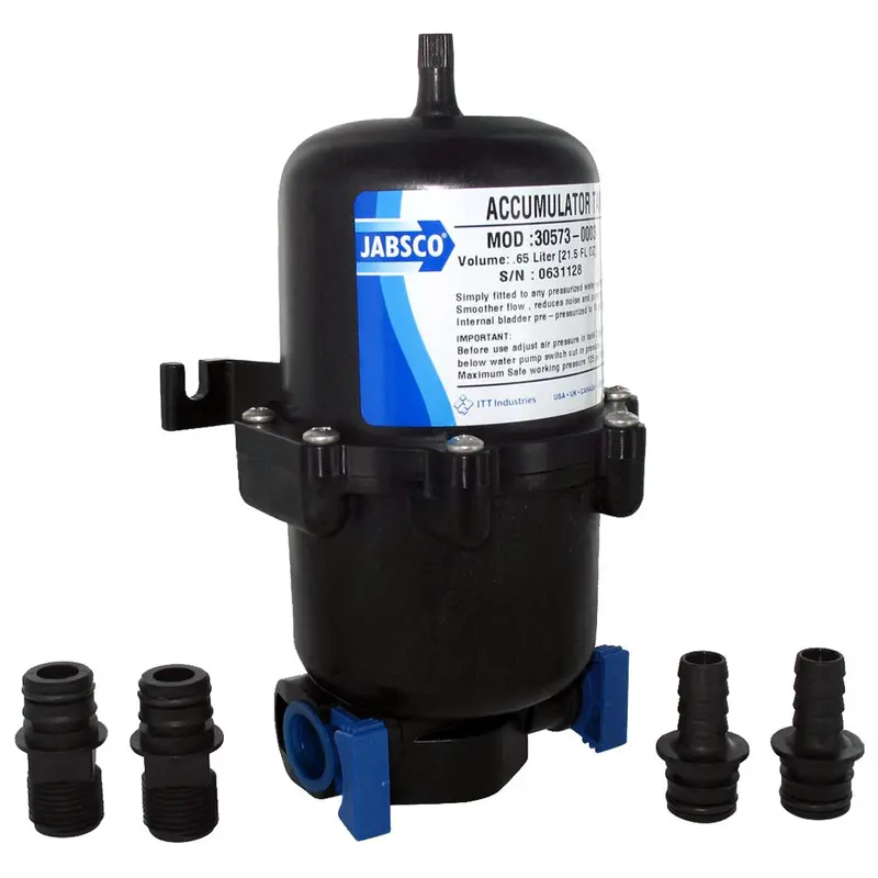 Jabsco 0.65L Mini Accumulator Tank With Internal Bladder – Model 30573-0003 1