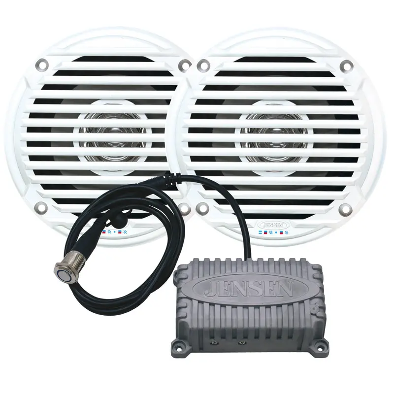 Jensen Cpm50 Bluetooth Audio Package Featuring Amplifier And 5-Inch Speakers 1