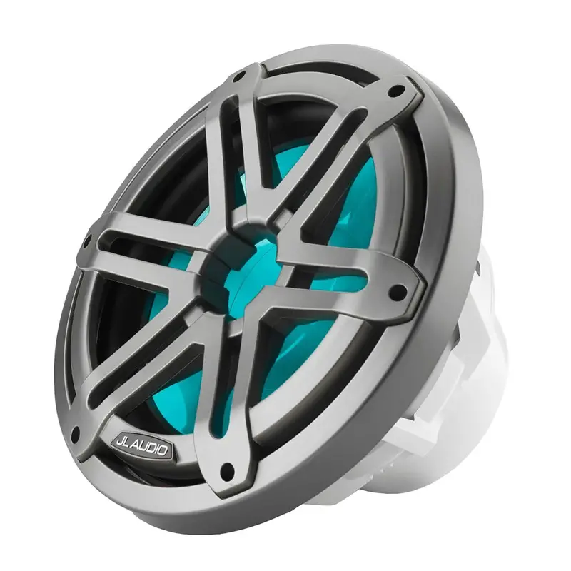 Jl Audio M3-10Ib-S-Gm-I-4: 10" Marine Subwoofer With Grey Metallic Sport Grille & Rgb Led Lighting 1