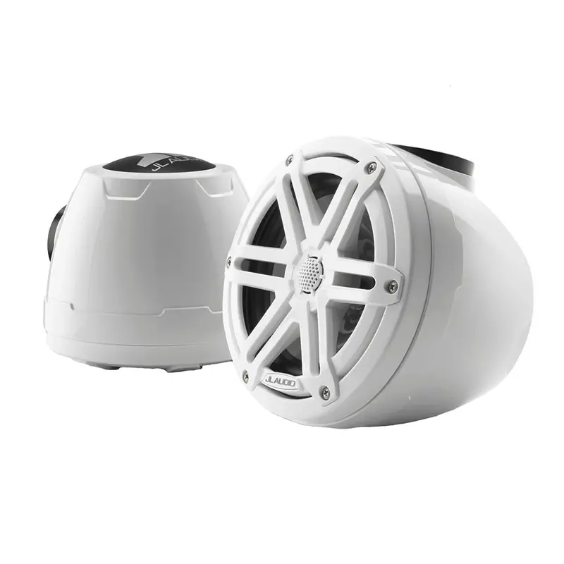 Jl Audio M3-650Vex-Gw-S-Gw 6.5" Marine Enclosed Coaxial Speakers With White Sports Grilles 1
