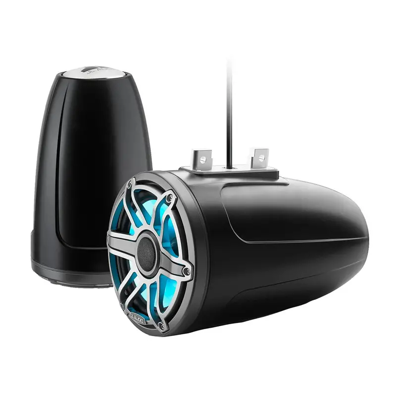 Jl Audio M6-770Etxv3-Sb-S-Gmti-I 7.7-Inch Tower-Mounted Coaxial Speaker System With Titanium Grille And Transflective Led Lighting 1