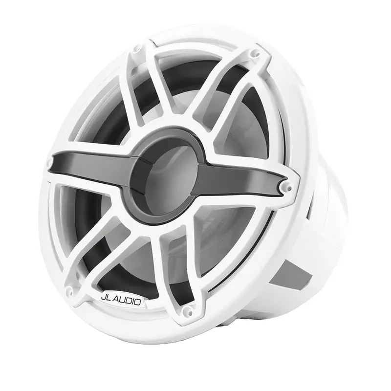 Jl Audio M7-12Ib-S Marine 12" Waterproof Subwoofer With Gloss White Sport Grille (No Leds) 1