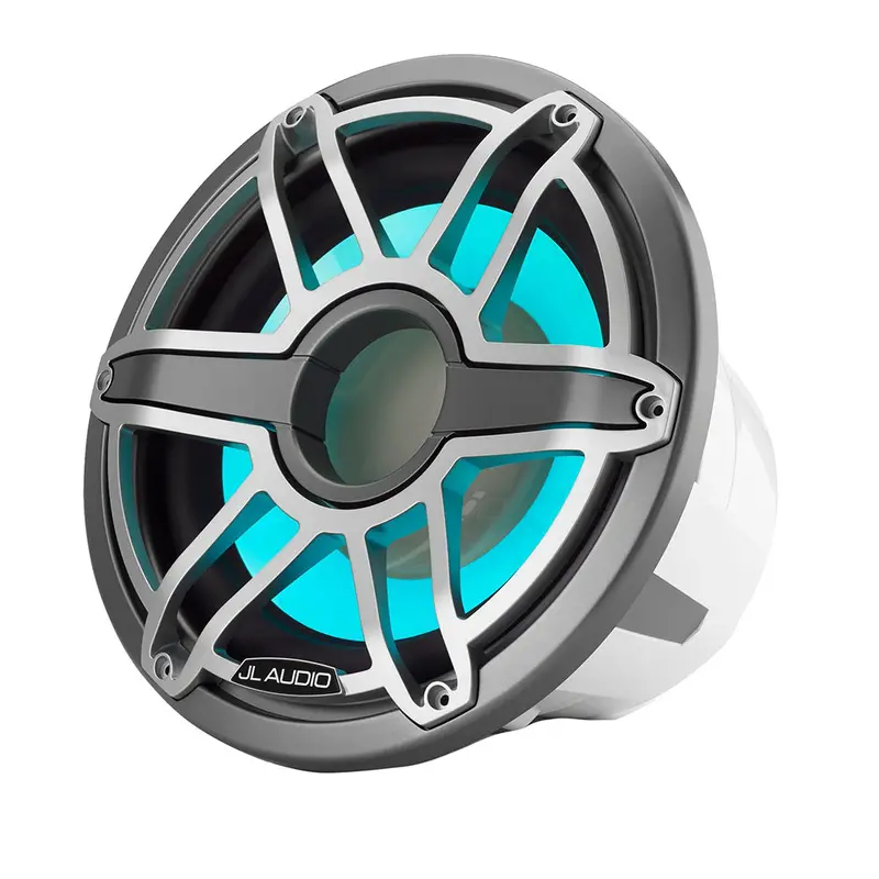 Jl Audio M7-12Ib-S Marine 12" Waterproof Subwoofer With Titanium Sport Grille & Transflective Led Lighting 1