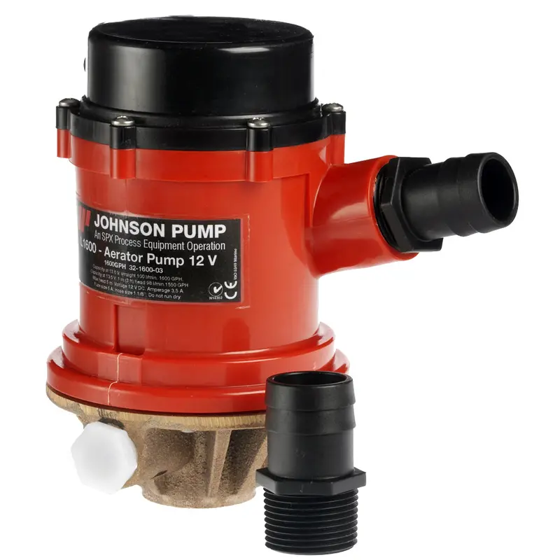 Johnson Pump Pro Series 1600 Gph 12V Livewell And Baitwell Pump 1