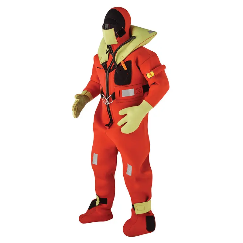 Kent Commercial Uscg- And Solas-Certified Immersion Suit – High-Visibility Orange – One-Size-Fits-Most – Model 154100-200-004-13 1