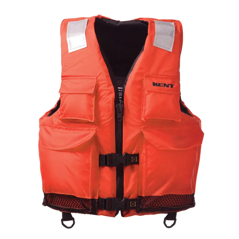 Kent Elite Dual-Sized Commercial Life Vest – Orange, Size L/Xl 1