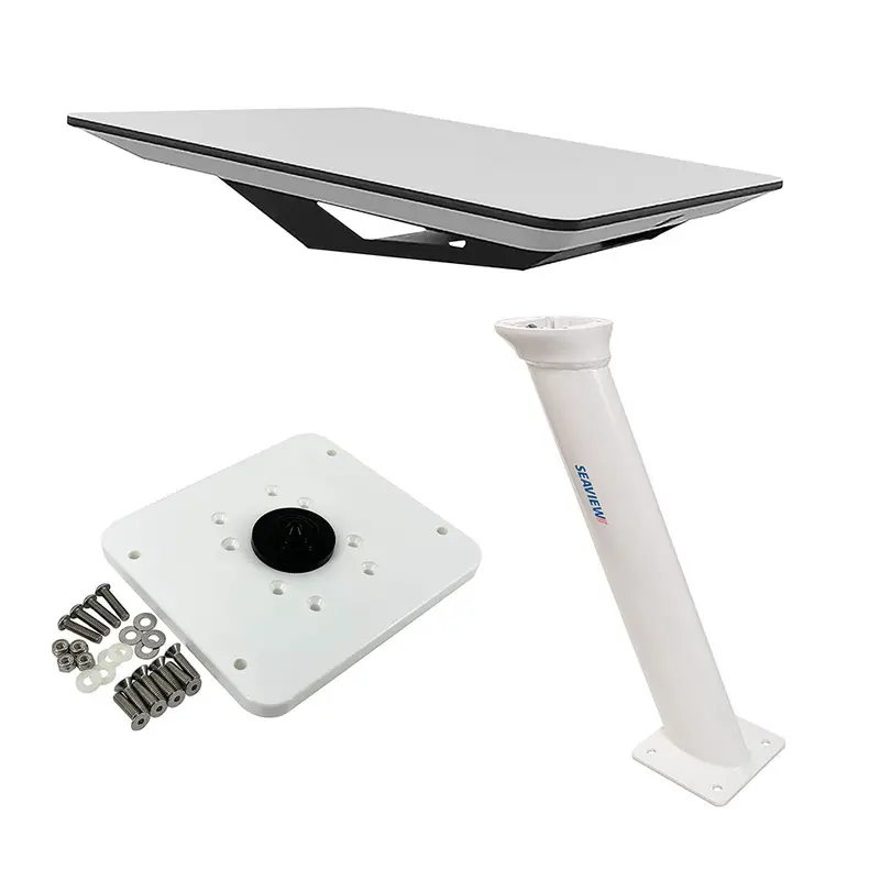 Kvh Starlink Flat Panel Kit With 24" Seaview Pedestal Mount – Marine-Optimized Satellite Connectivity [72-1048-Sv24] 1