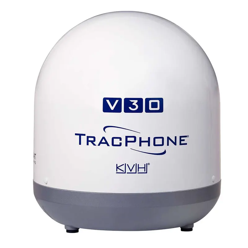 Kvh Tracphone V30 Ultra-Compact Marine Satellite Antenna System With Dc-Bdu 1