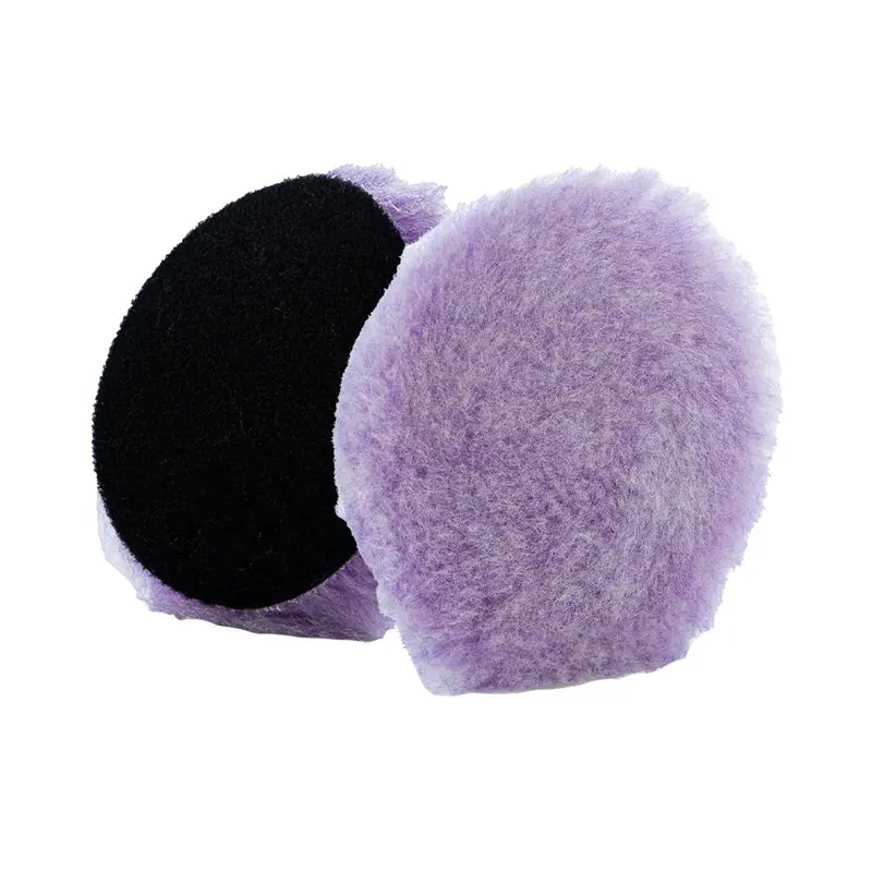 Lake Country Purple Foamed Wool Polishing Pad – 3.5" X 0.75" 1