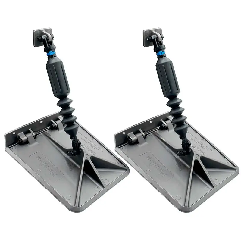 Lectrotab Smart Tabs Sx 9.5" X 10" Gunmetal Grey Trim Tabs With 30-Lb Actuators For 13–15 Foot Boats (30–40 Hp) 1