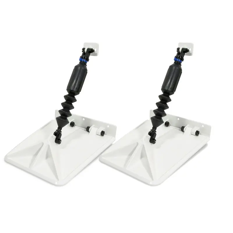 Lectrotab Smart Tabs Sx 9.5" X 10" White Trim Tabs For 12–16 Foot Boats With 40–80 Hp Engines 1