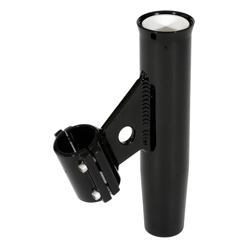 Lee'S Vertical Clamp-On Fishing Rod Holder – Black Anodized Aluminum For 1.050" Od Pipe [Ra5001Bk] 1
