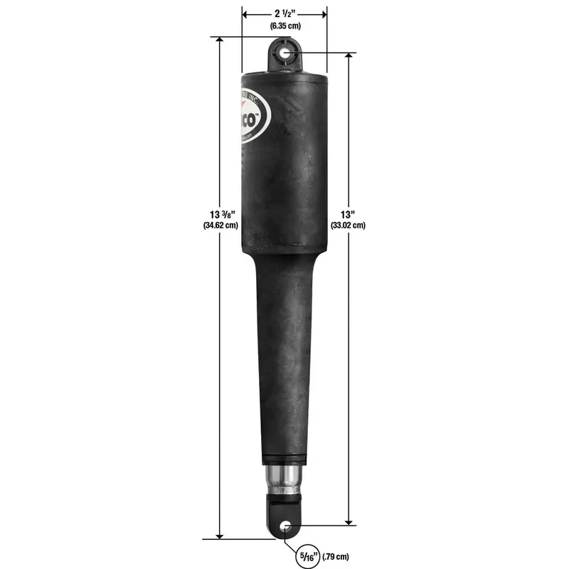 Lenco 102 Series 24V Standard Linear Actuator With 4.25-Inch Stroke (15066-001) 1