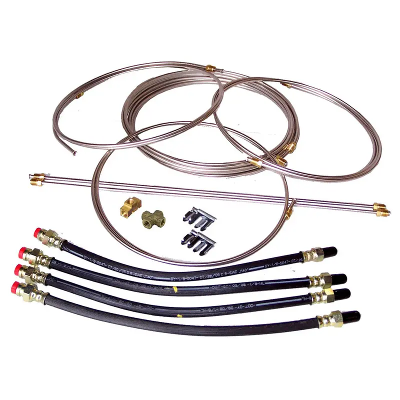 Load Rite Stainless Steel Brake Line Kit – Tandem Axle Trailers [6017.10S] 1