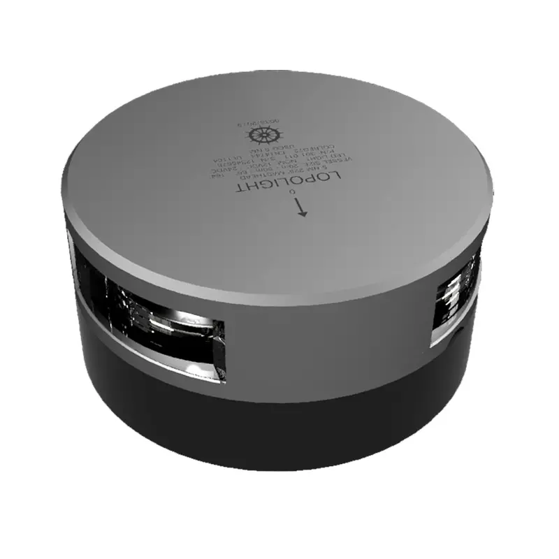 Lopolight Series 301-011Kl Masthead Light – 5-Nautical-Mile Visibility, Horizontal Mount, Silver Housing [301-011Kl] 1