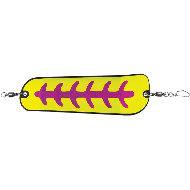 Luhr-Jensen 8.25-Inch Money Roll Flasher Lure – Nuclear Carbon Glow Finish 1