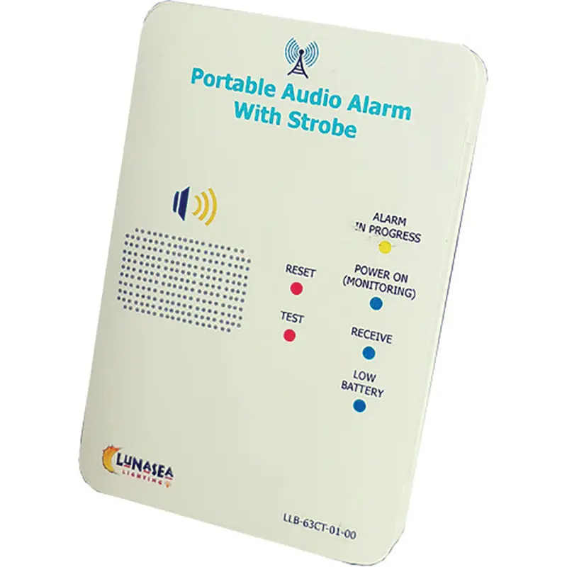 Lunasea Qi-Rechargeable Alarm Controller – Audible + Strobe Receiver For Marine Safety Systems [Llb-63Ct-01-00] 1