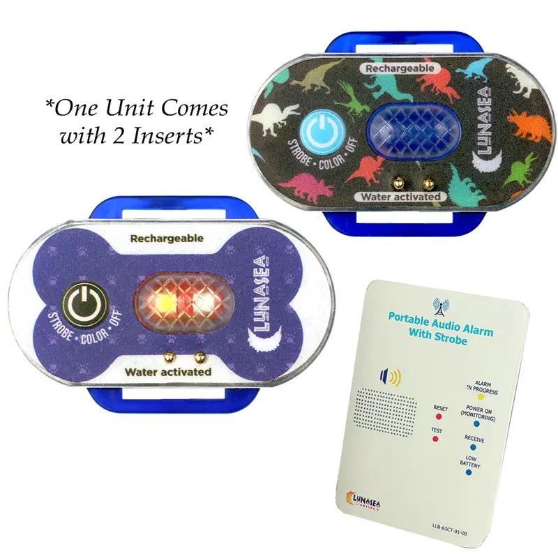 Lunasea Water-Activated Child/Pet Safety Strobe – Blue Case With Rf Receiver 1