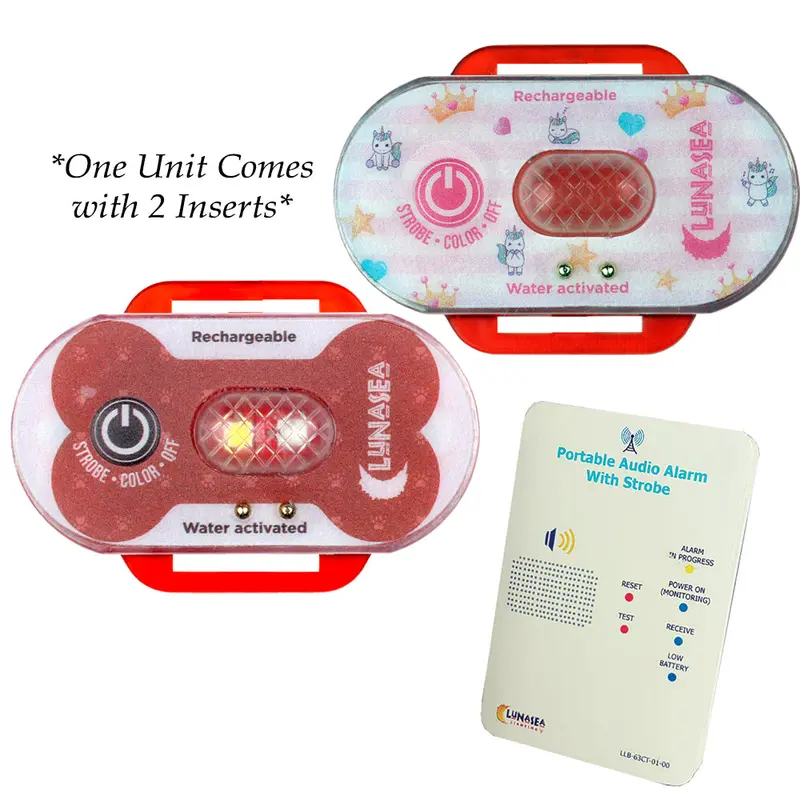 Lunasea Water-Activated Child/Pet Safety Strobe – Red Case With Rf Receiver 1