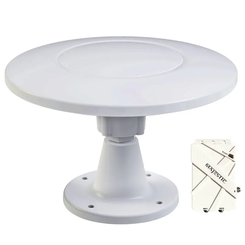 Majestic Ufo X High-Gain 30Db Digital Tv Antenna – 12V Marine-Grade Outdoor Receiver (Ufo X) 1