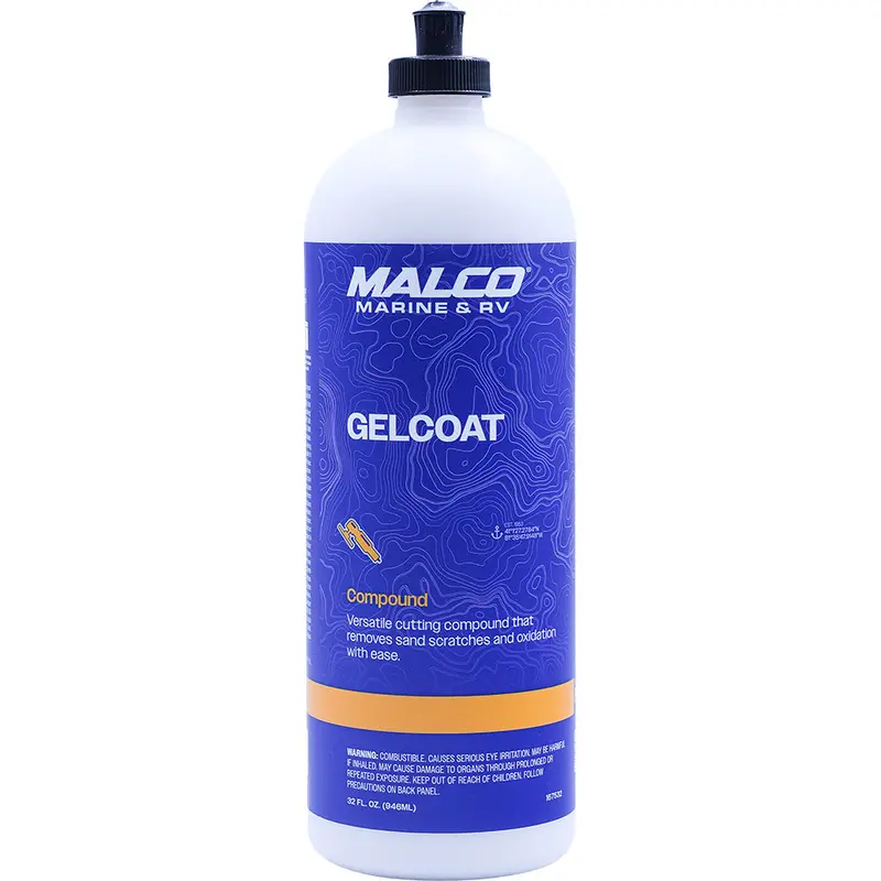 Malco Gel Coat 32Oz Restorative Compound For Fiberglass Surfaces [167532] 1