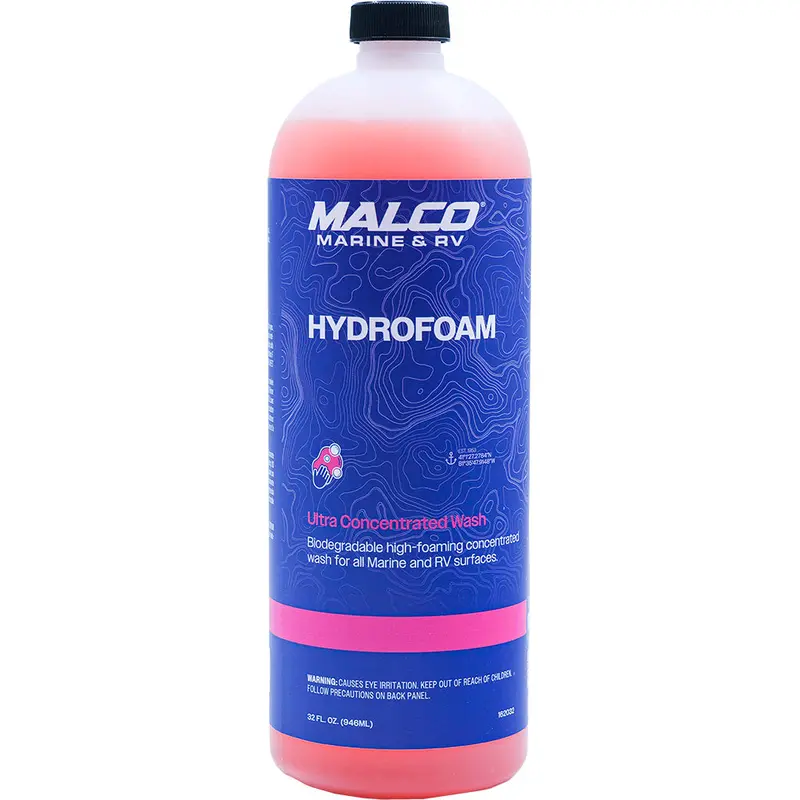 Malco Hydrofoam Ultra-Concentrated Boat Wash – 32-Ounce Concentrate, Sku 162032 1