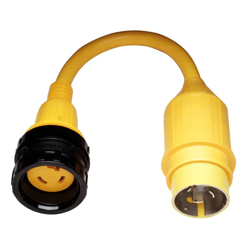 Marinco 110A 30A-To-50A Pigtail Adapter — Female Input, Male Output 1