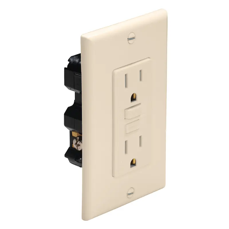 Marinco Ivory Ground Fault Circuit Interrupter (Gfci) Outlet – 1591-Fi 1