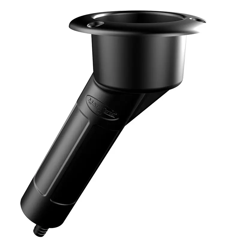 Mate Series 30-Inch Round-Top Black Plastic Rod Holder With Drain (P1030Db) 1