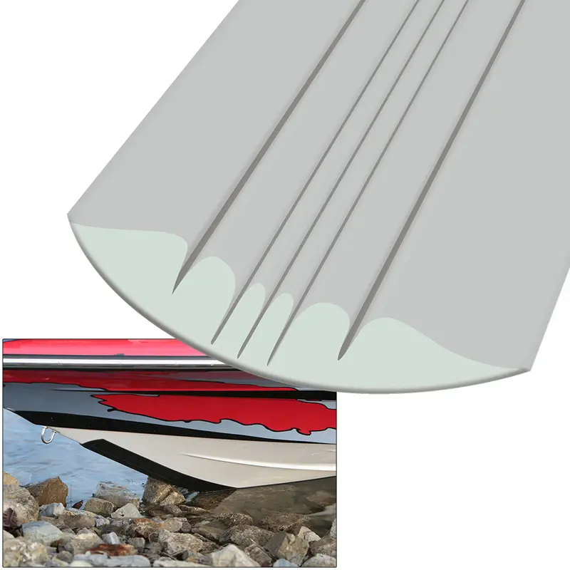 Megaware Keelguard Protective Strip – 10 Ft Length, Light Gray 1
