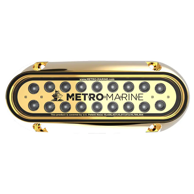 Metro Marine Elongated Underwater Led Light – High-Output Blue Monochrome, 90° Beam Angle [F-Bme1-H-B3-90] 1
