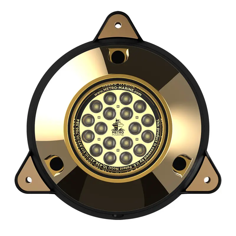 Metro Marine Surface-Mount Underwater Led Light – High-Output Cool White Monochrome, 90° Beam [F-Smr1-W3-90] 1